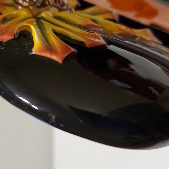 Fitz and Floyd Essentials Derby Pumpkin Plate - Picture 6 of 7